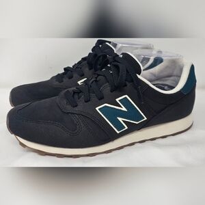 New Balance Men's ML373 Casual Classic Retro Running Sneaker Black Teal Size 8